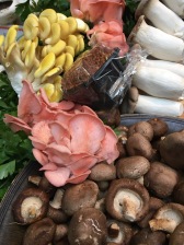 Wild mushrooms at 'Turnips' Fruit & Veg store, Borough Market